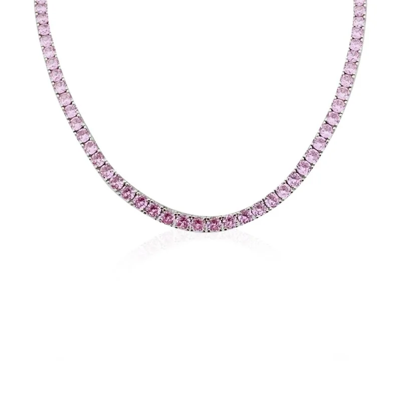 3 mm Renkli Su Yolu Kolyeler - 40 cm - 5