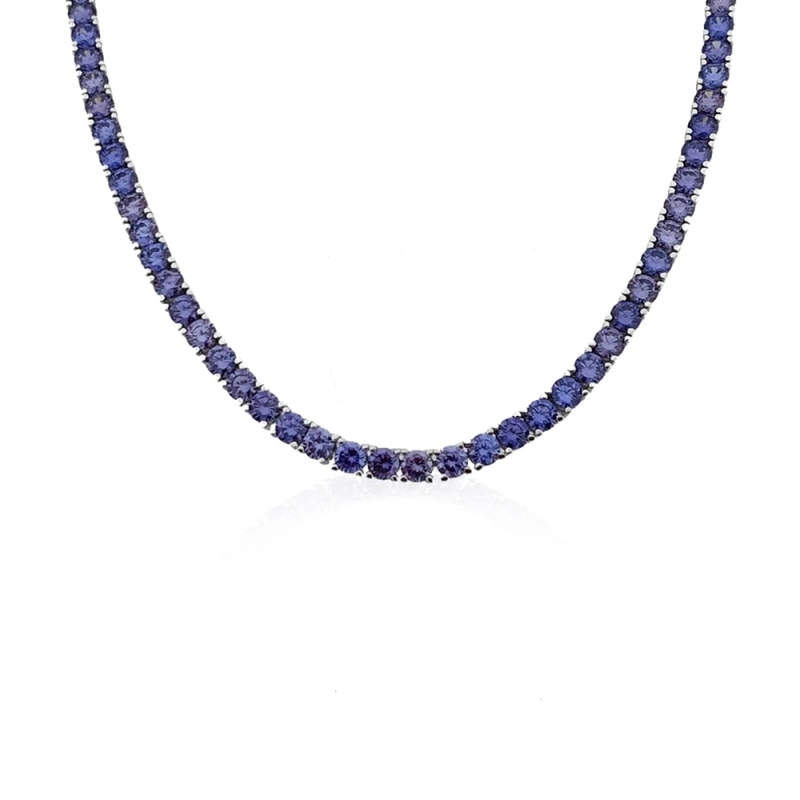 3 mm Renkli Su Yolu Kolyeler - 40 cm - 4