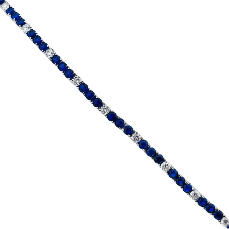 3,5 MM Lacivert Su Yolu Bileklik - 1