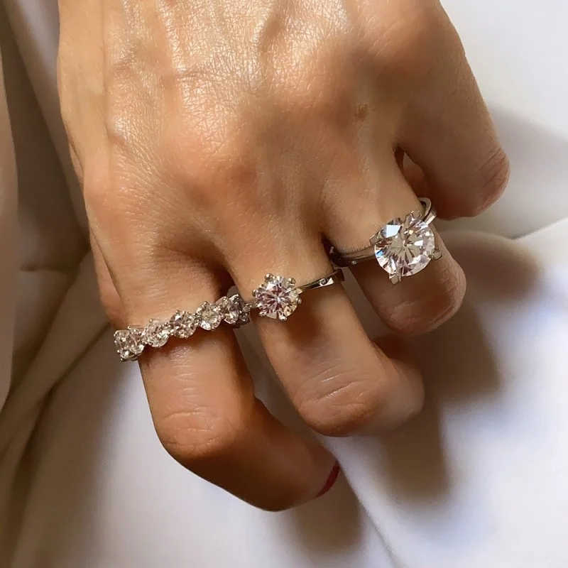 5 Karat Tektaş Yüzük - 4