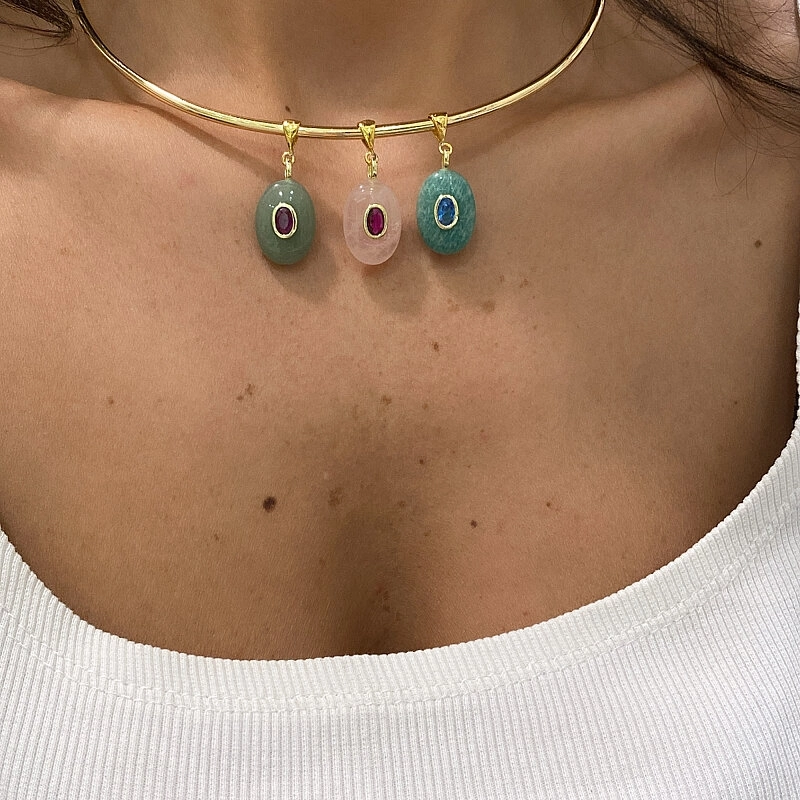 Amazonite Tasma Kolye - 4