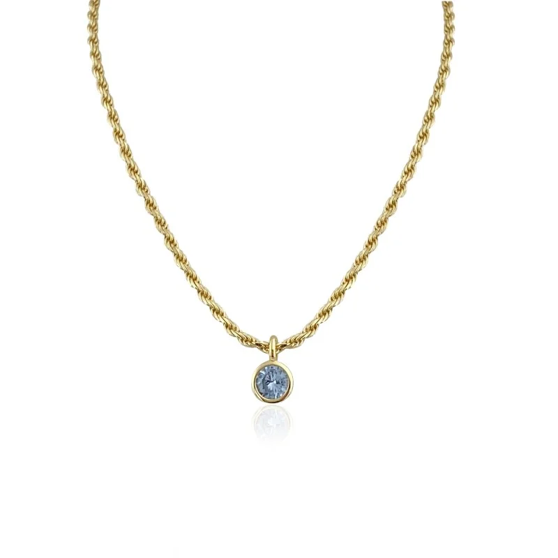 Aqua Burgu Kolye - 1