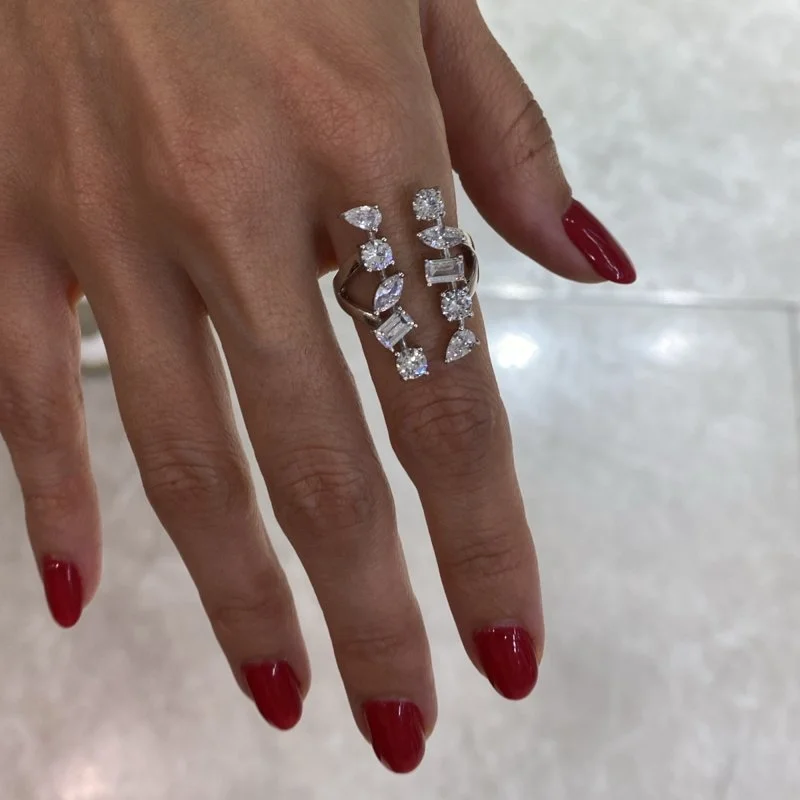 Asimetrik Çift Başlı Yüzük - 2