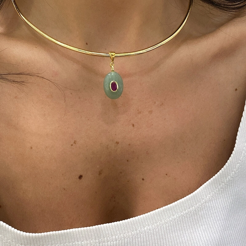 Aventurine Tasma Kolye - 2