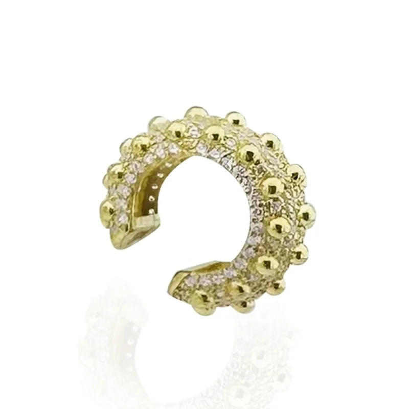 Betty Taşlı Kıkırdak Küpesi - 4