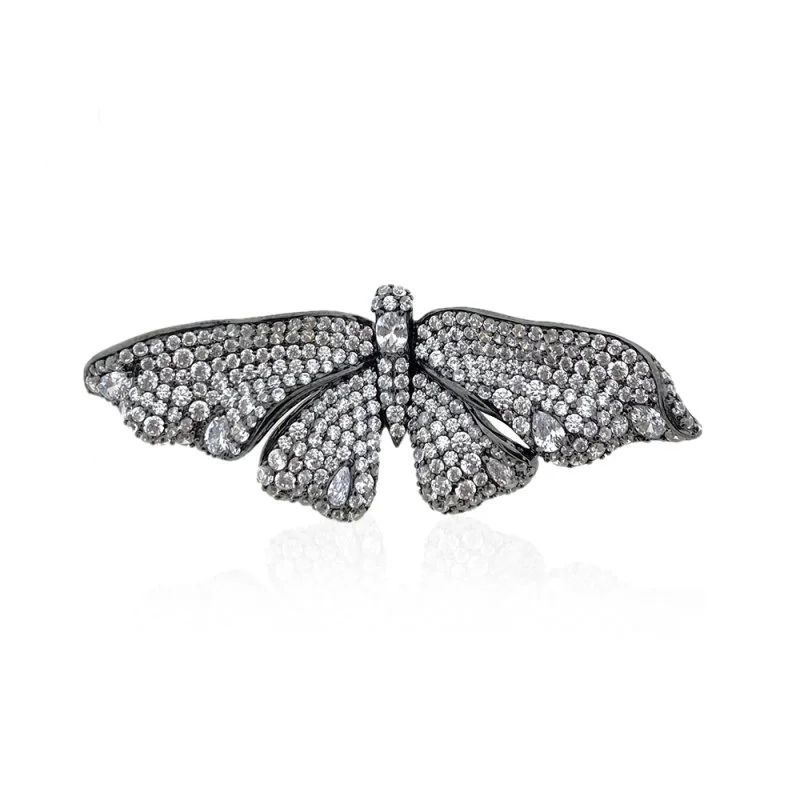 Black Butterfly Broş - 1