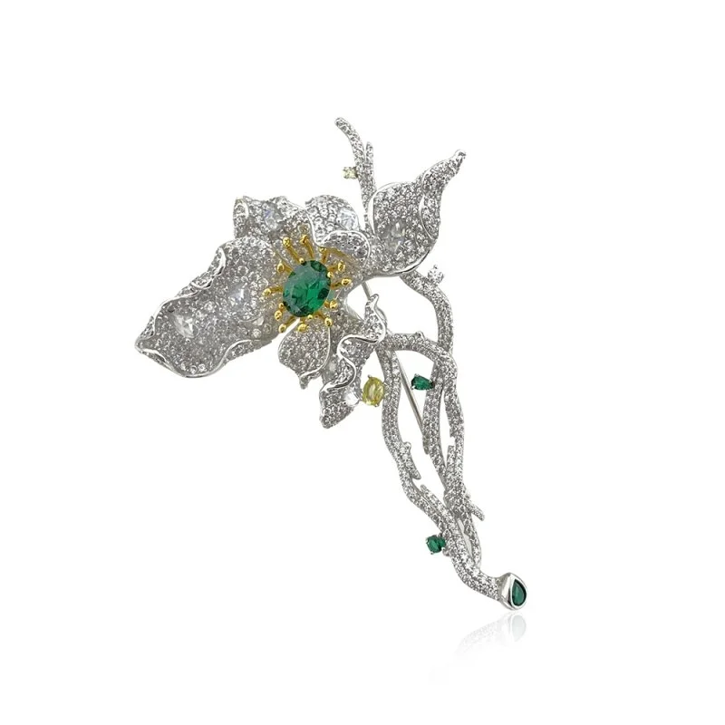 Clavel Çiçek Broş - 1