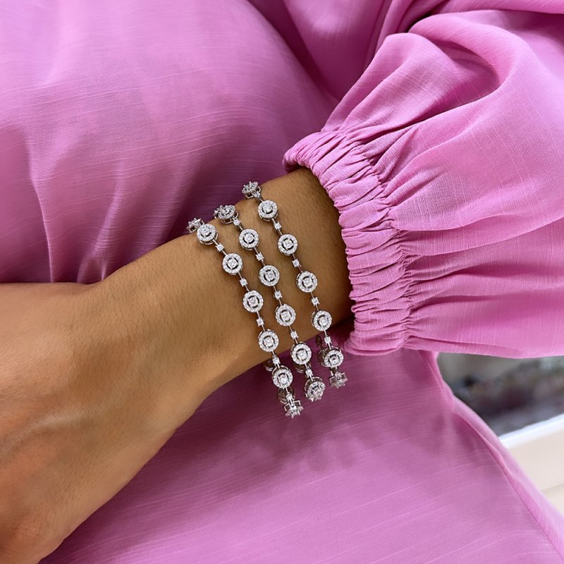 Diamond Mounted Bracelet | by Eda Çetin Jewelry Design