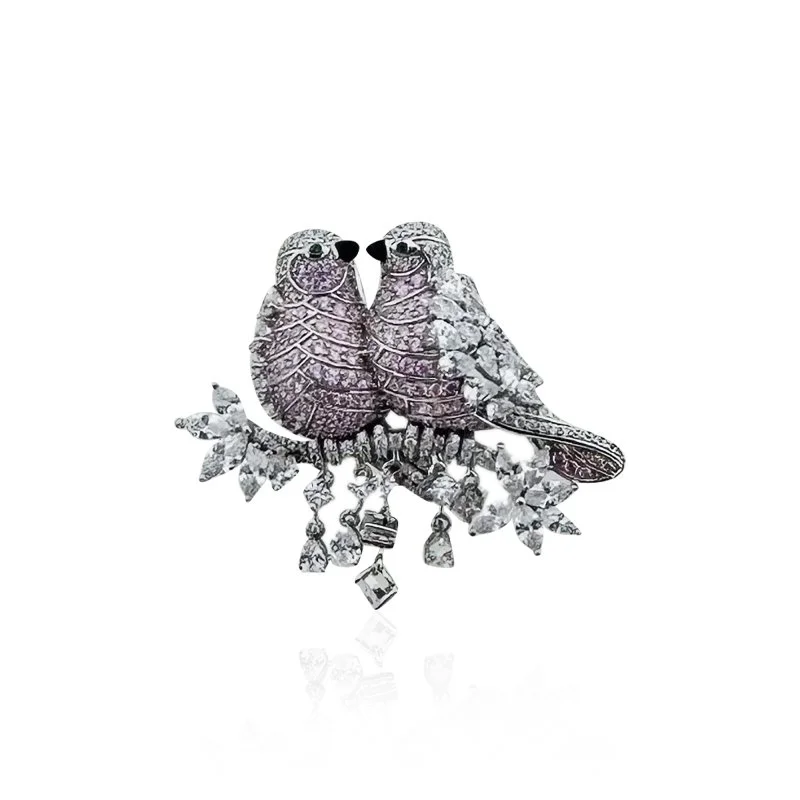 Espin Kuş Broş - 2