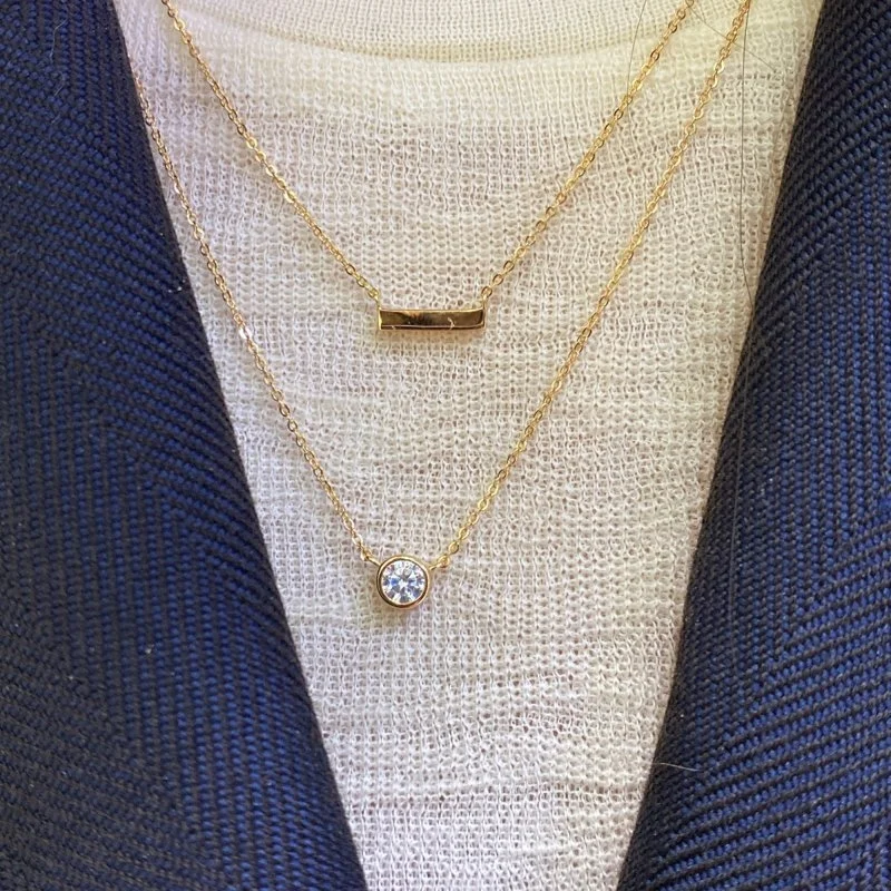 Espino Kendinden İkili Kolye - 3