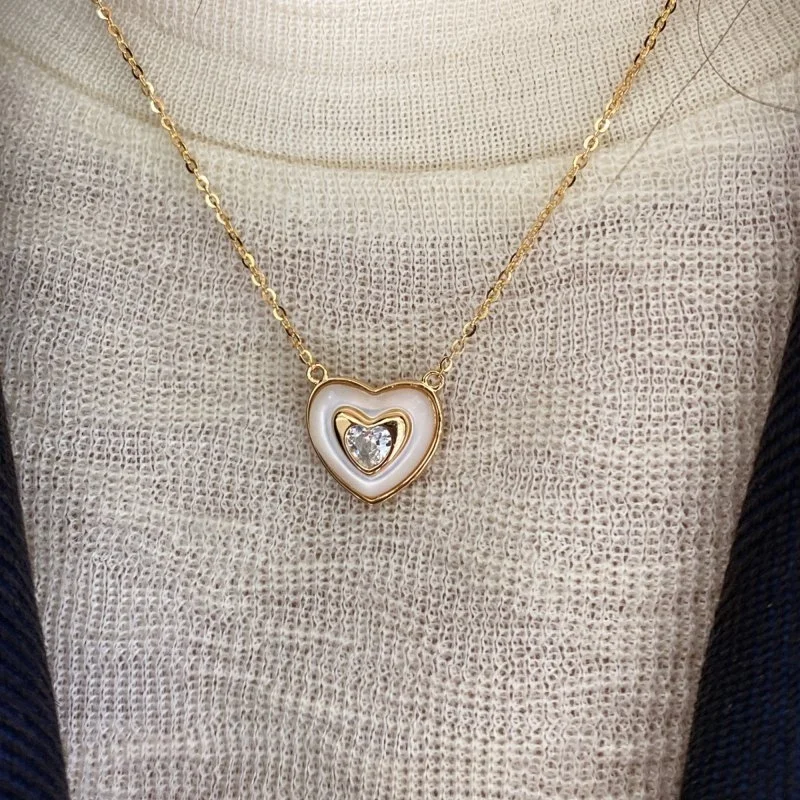 Espino Sedef Kalpli Kolye - 3