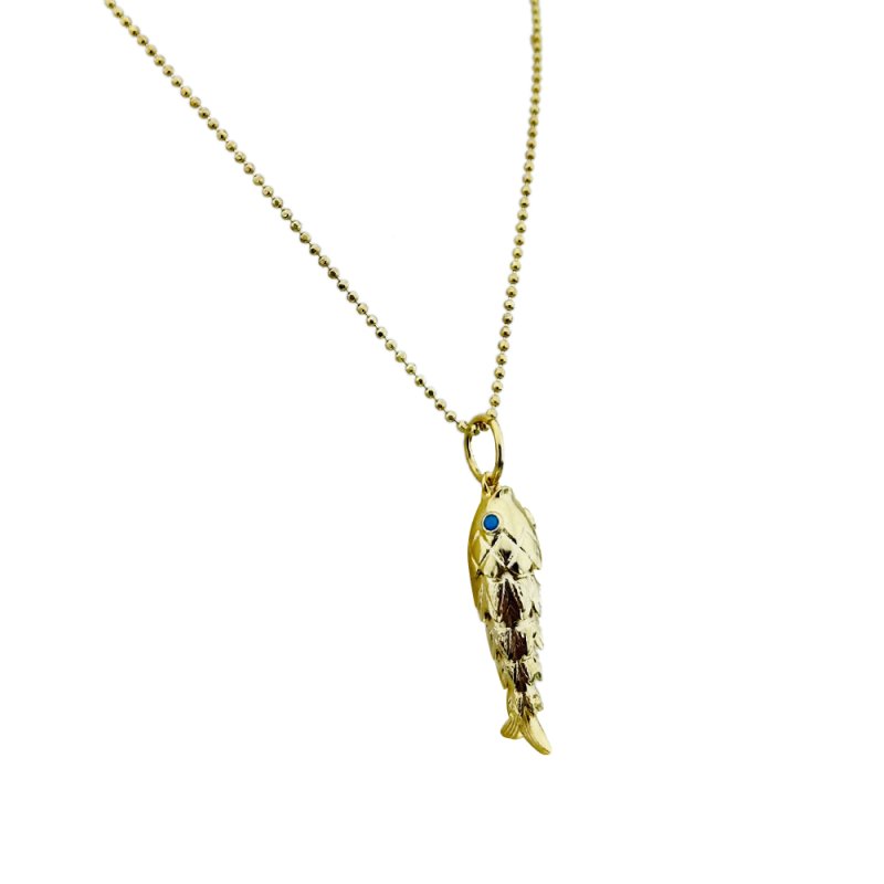 Fish Necklace Ball Chain | by Eda Çetin Jewelry Design