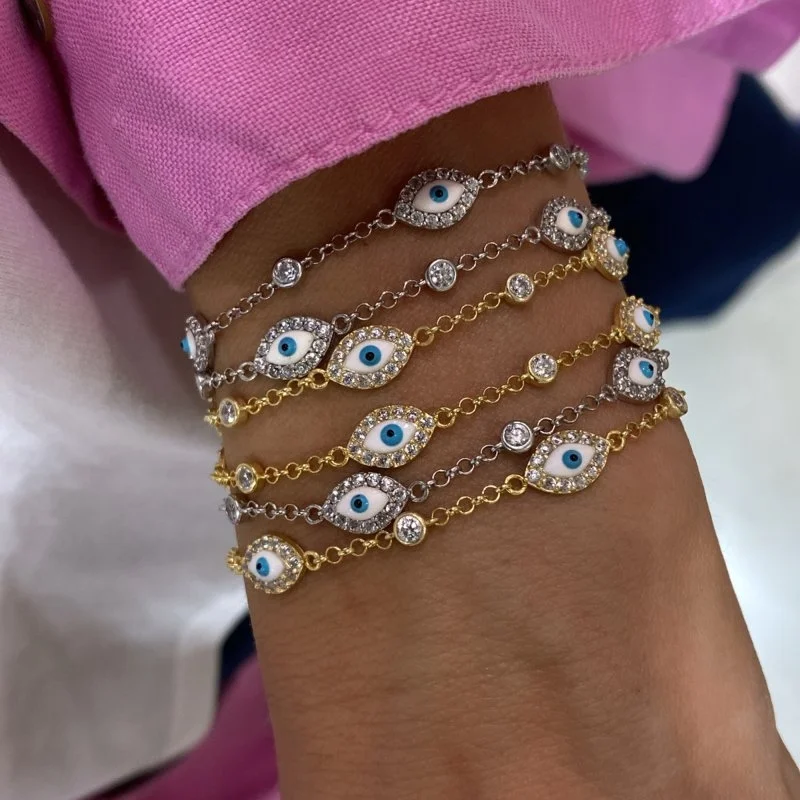 Freya Göz Taşlı Bileklik - 2