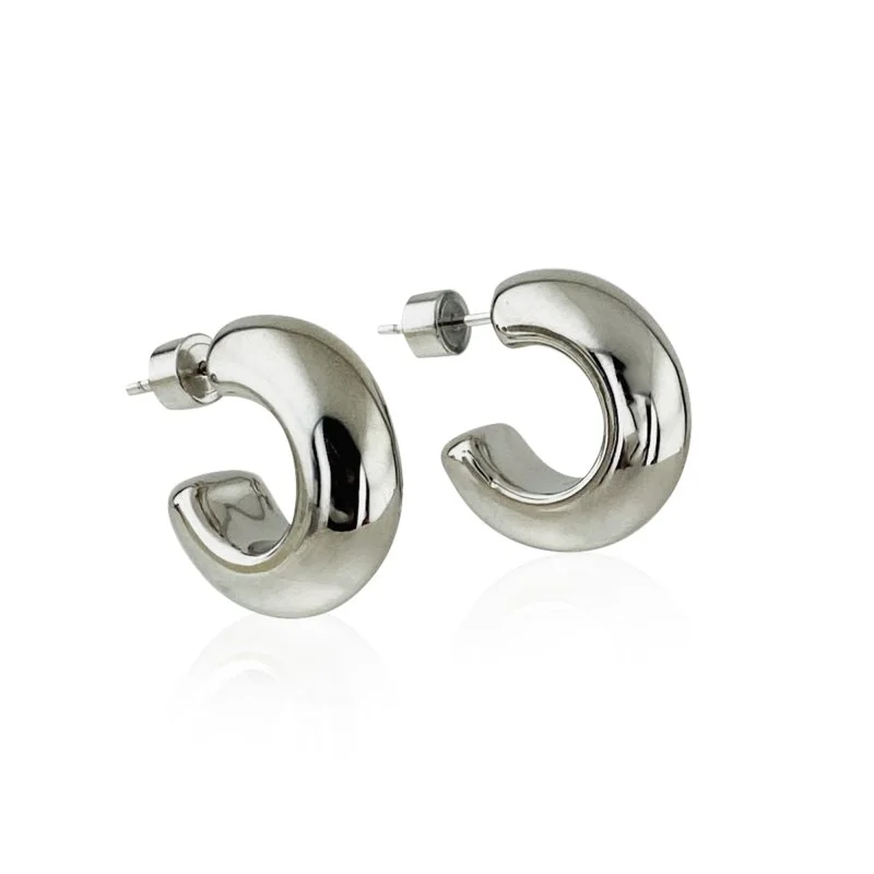 Freya Halka Küpe - 2 cm Çap - 3