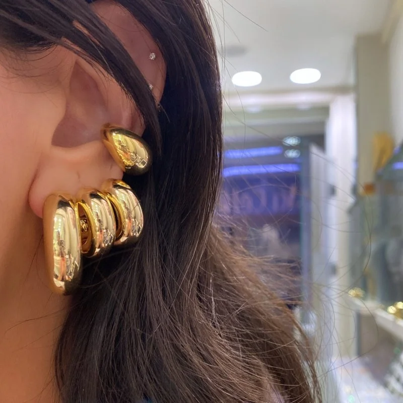 Freya Halka Küpe - 2 cm Çap - 2