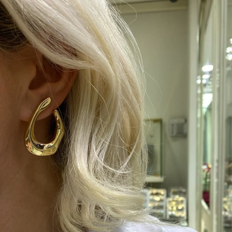 Golden Shells Küpe - 2