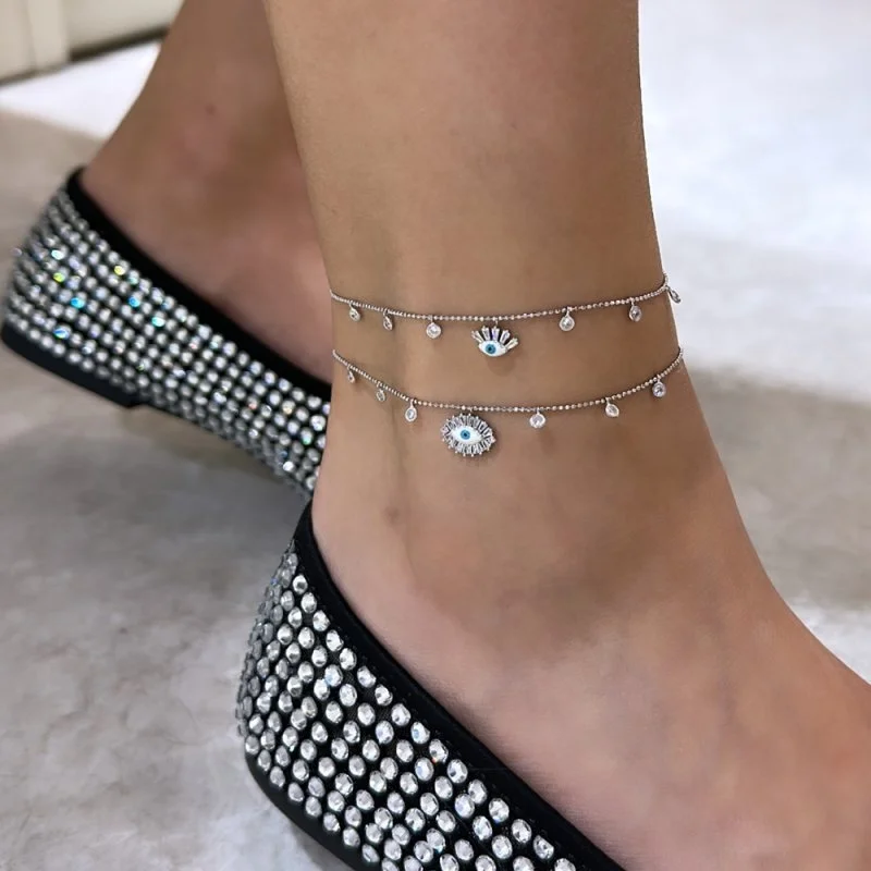 Göz Baget Taşlı Halhal - 2