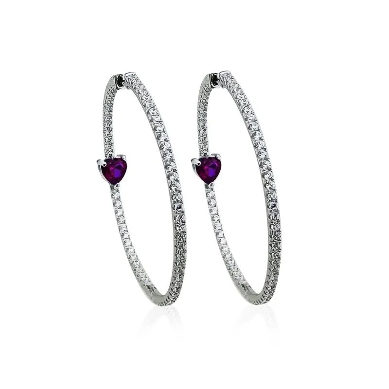 Halkada Mini Kalp Küpe - 2