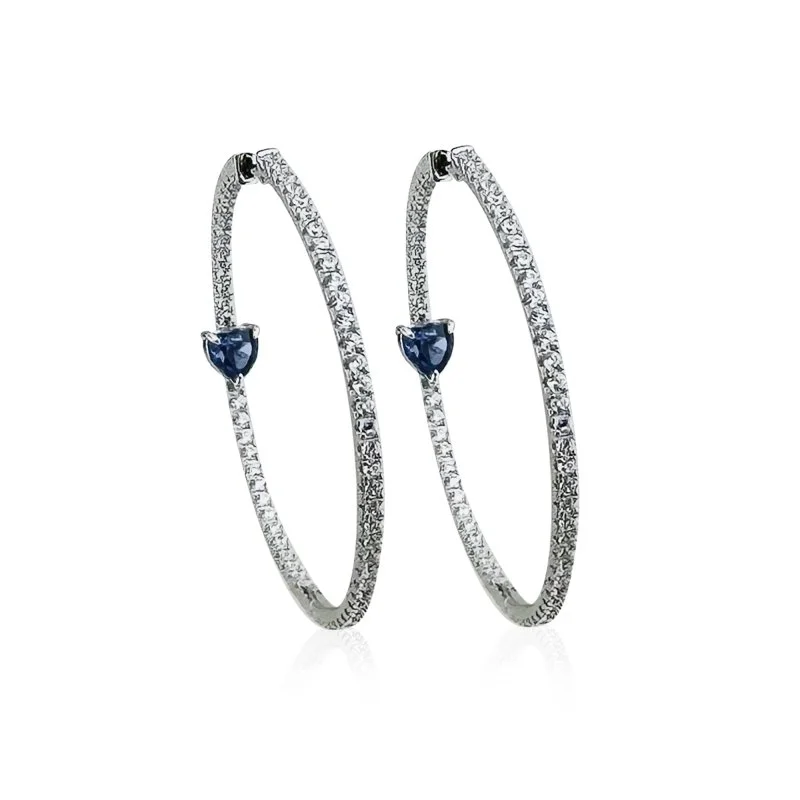 Halkada Mini Kalp Küpe - 3