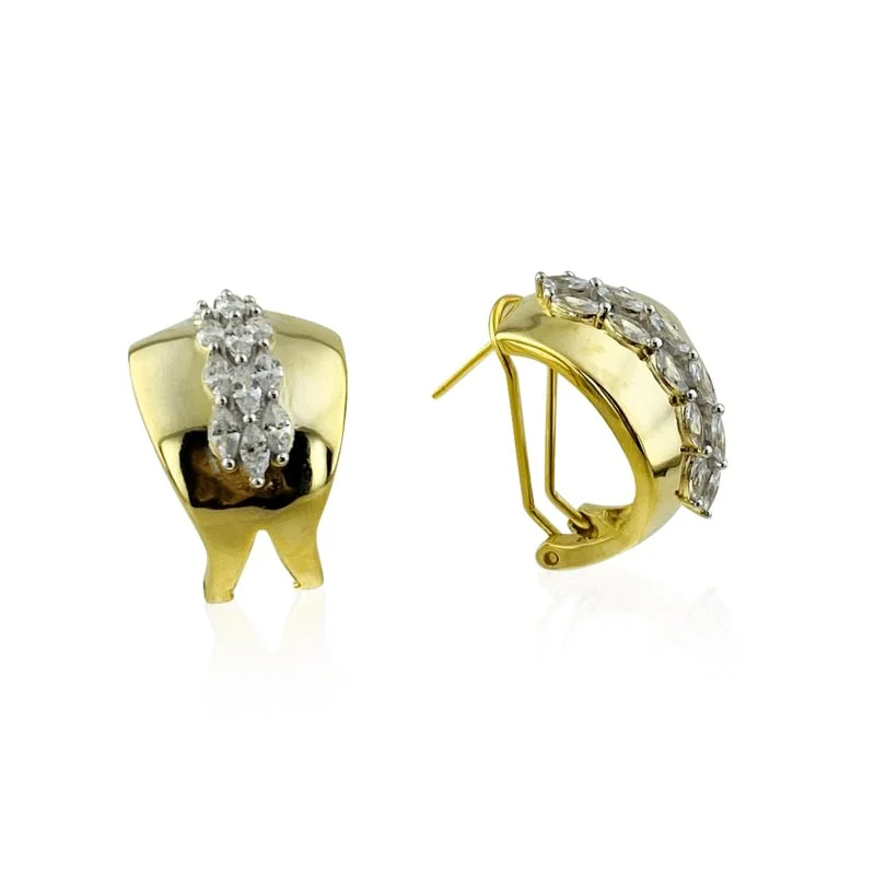 Halkada Süzme Markiz Küpe - 3