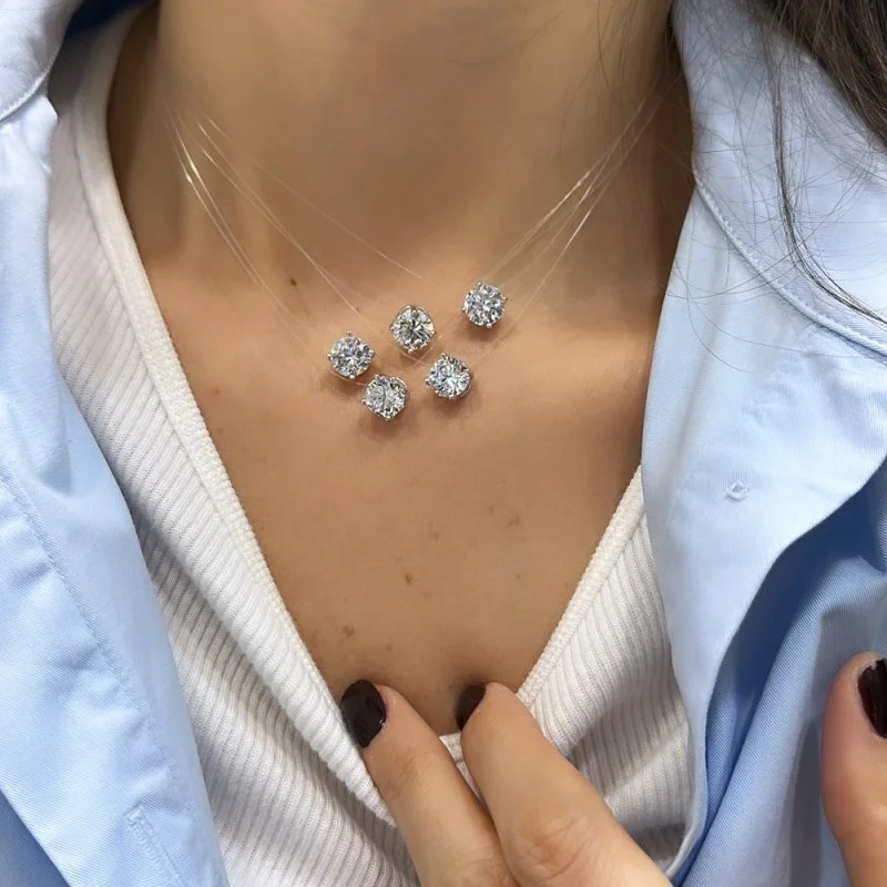 Hayalet Kolye - 2 Karat - 3