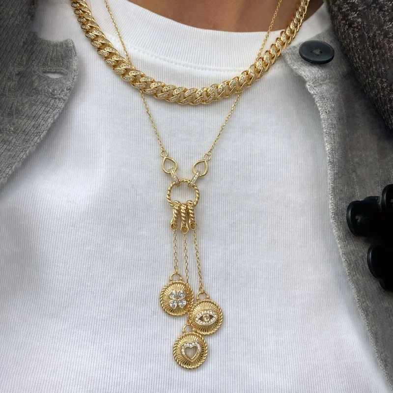 İtalyan Charm Kolye - 1