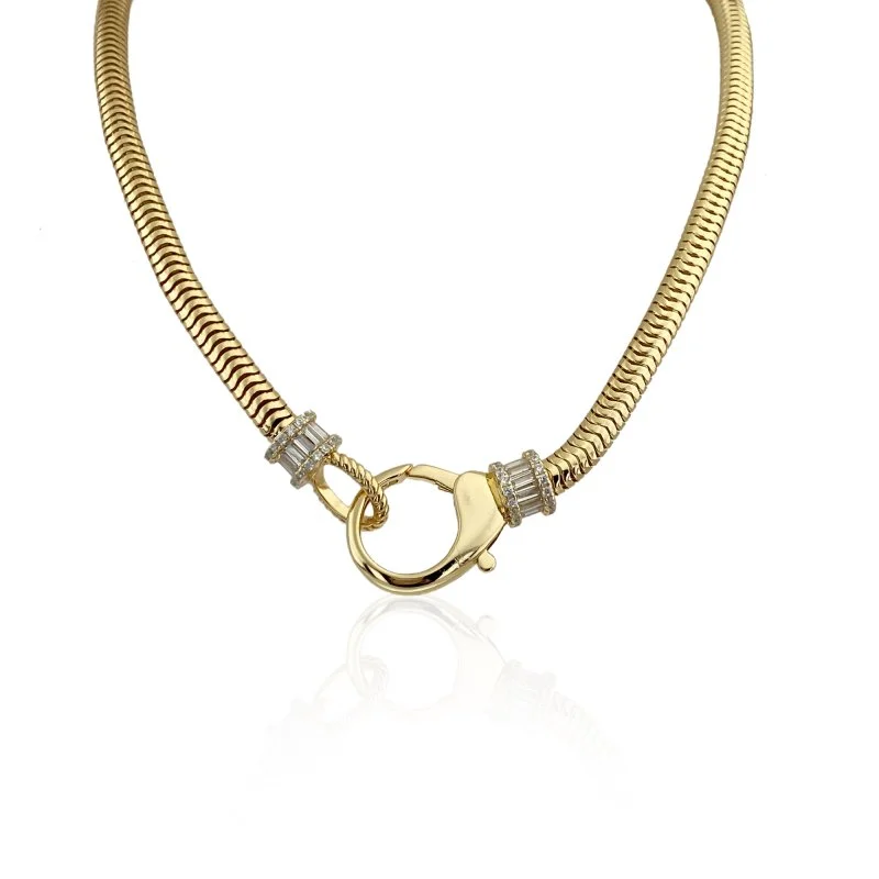 İtalyan Halat Zincir Kolye - 1