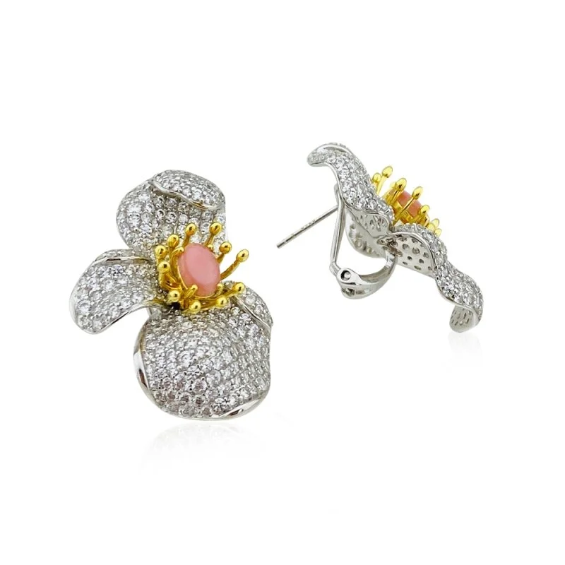 İtalyan Orkide Küpe - 6