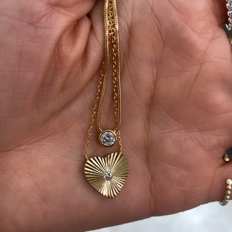 İtalyan Tektaş Kolye - 2