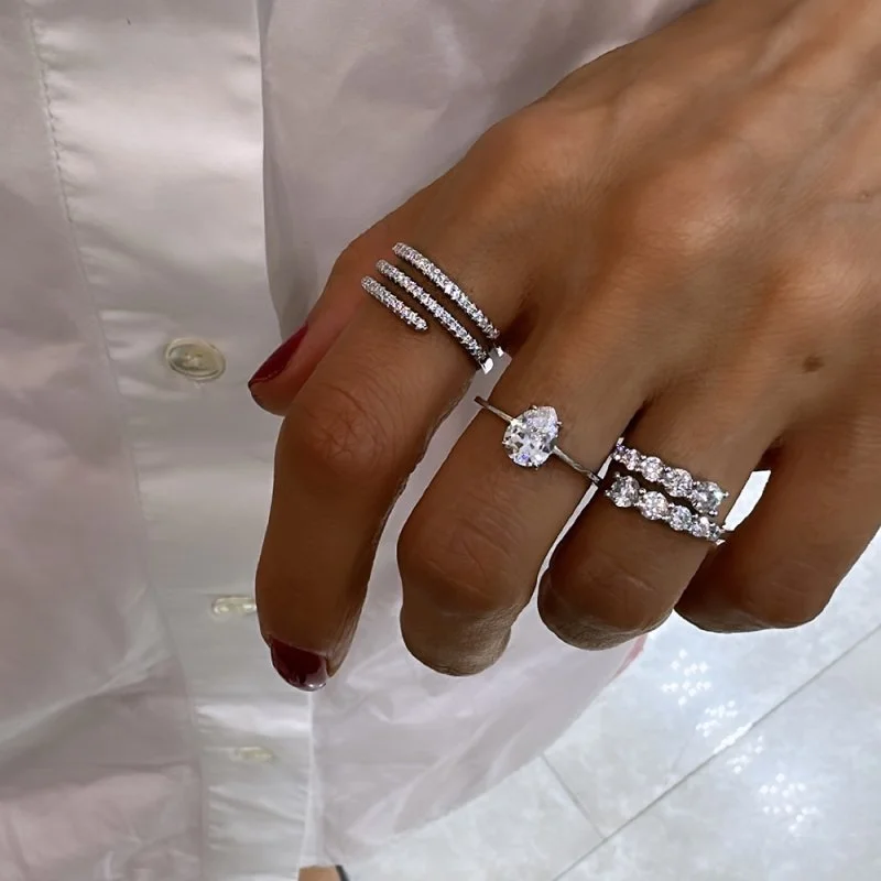 Ivy Süzme Taşlı Yüzük - 2