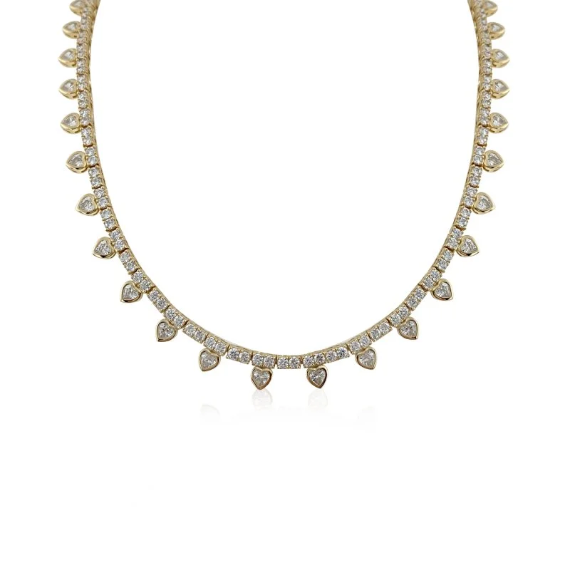 Kalp Detay Su Yolu Kolye - 1