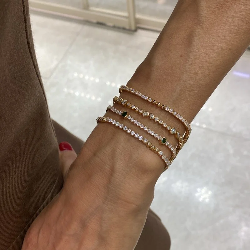 Kalp ve Markiz Detay İtalyan Bileklik - 2