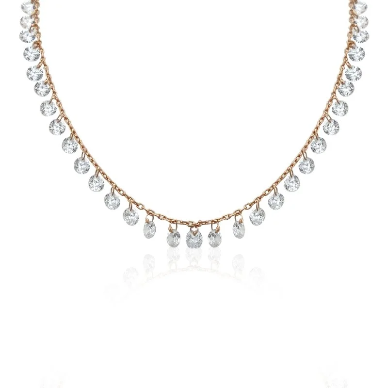 Kristal Taşlı Kolye - 2