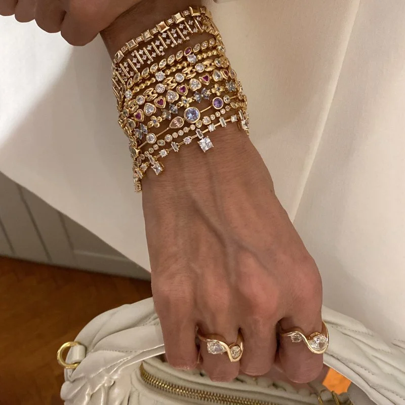 Lumiere İtalyan Taşlı Bileklik - 2