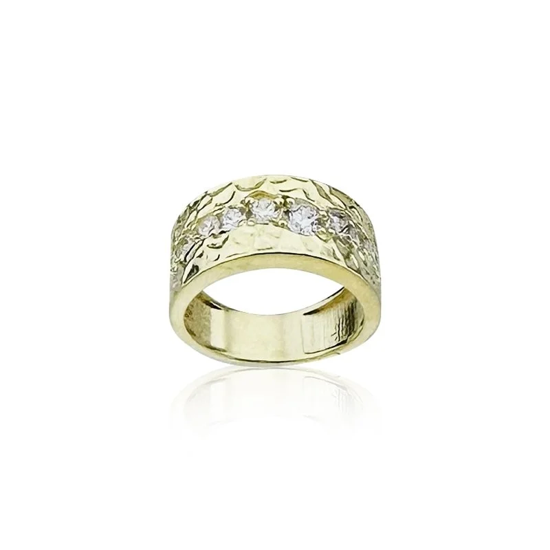 Mia Dövme Plaka Taşlı Yüzük - 2