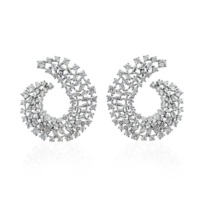 Minela Süzme Taş Küpe - 1