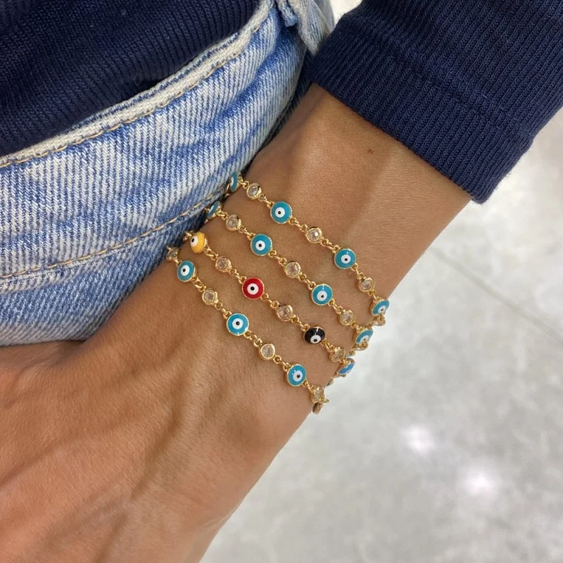 Mineli Klasik Nazar Boncuğu Bileklik - 2