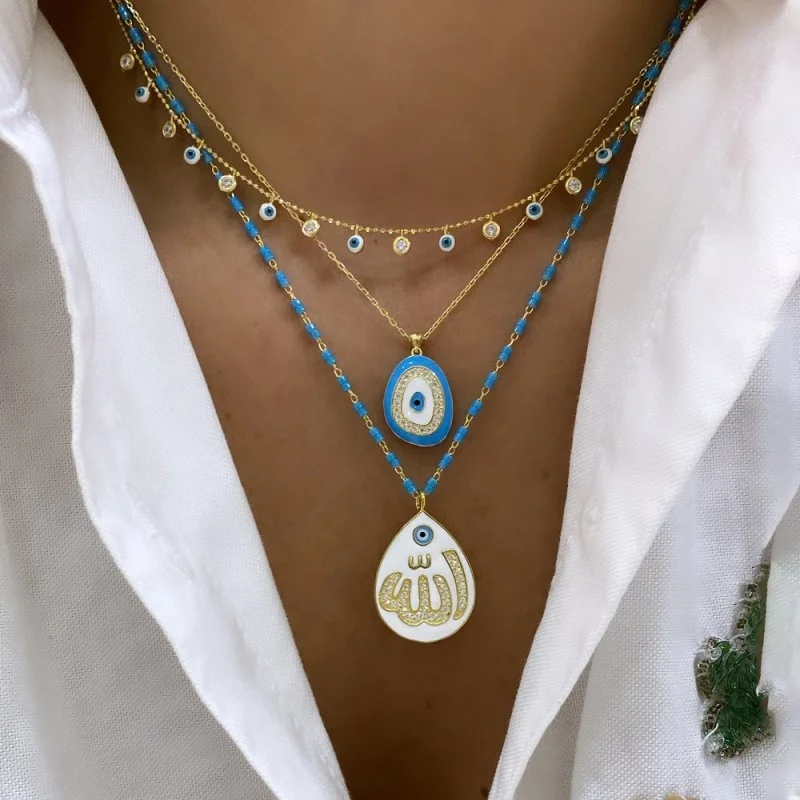 Mineli Nazar Boncuğu Kolye - 4