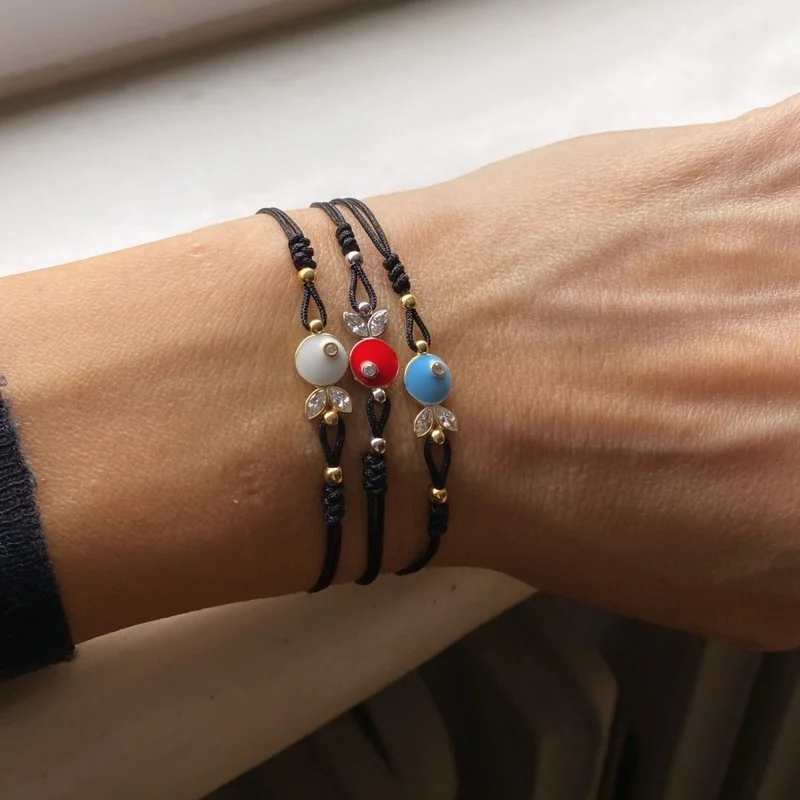 Mini Mineli Balık İp Bileklik - 2