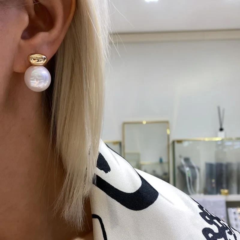 Monaco İtalyan İnci Küpe - 2