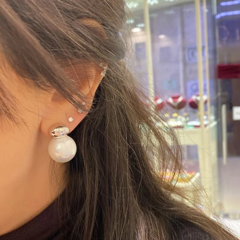 Monaco İtalyan İnci Küpe - 3