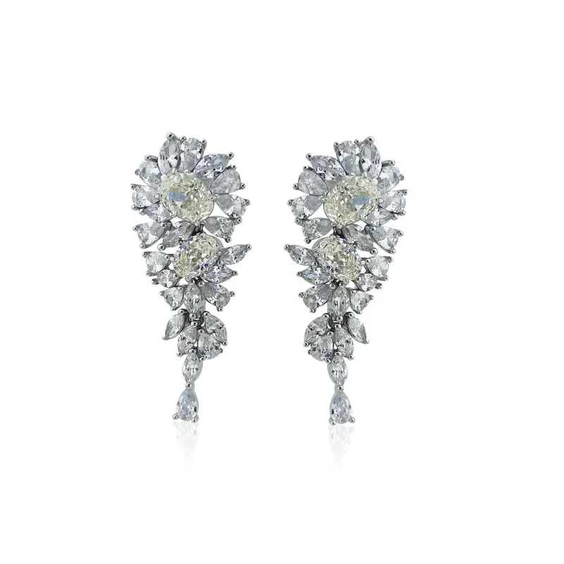 Mozanit Shine İtalyan Küpe - 1