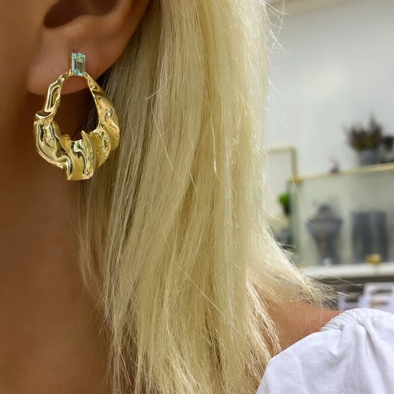 Nil Yeşili Mili Koleksiyon Küpe - 2