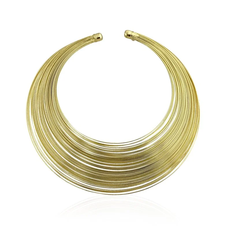 Oria Geniş Halka Tasma Kolye - 1