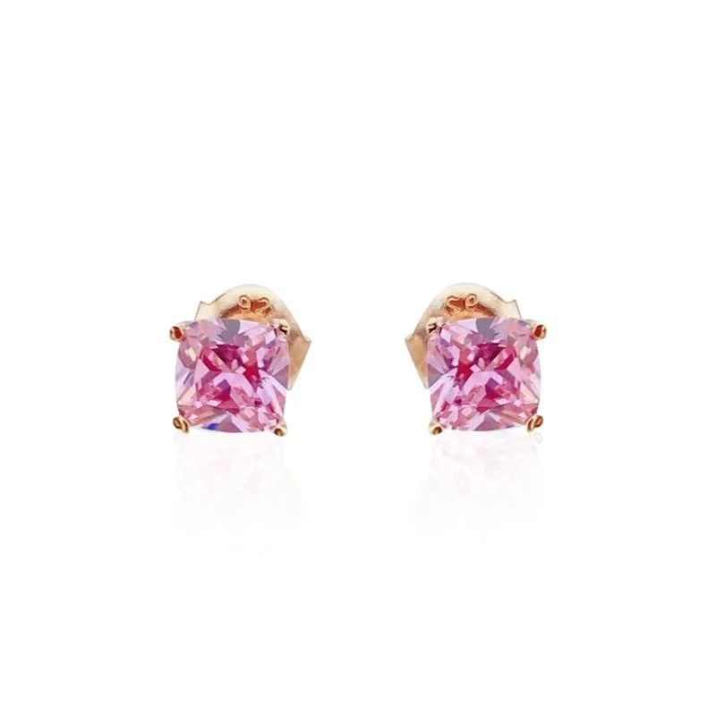 Pembe Tektaş Küpe - 1