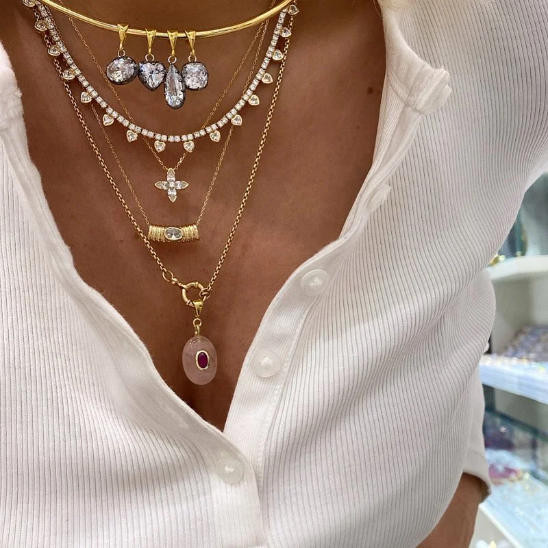 Piana Oval Kolye Ucu - 3