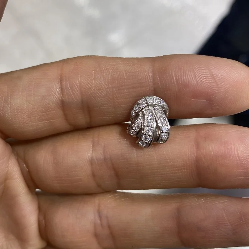 Pırlanta Montür Nostalji Küpe - 2