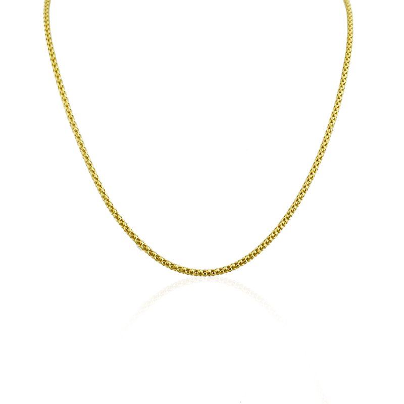 Pop Corn Zincir İnce Form - 50 cm - by Eda Çetin