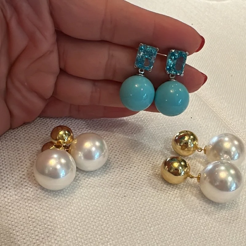 Portofino Aqua Küpe - 2