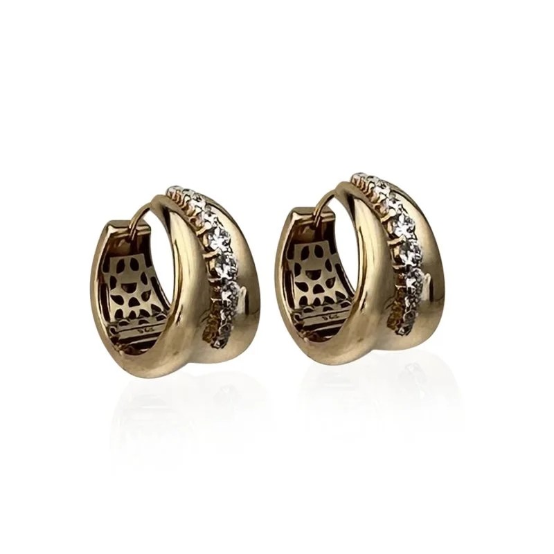 Pure İtalyan Plaka Küpe - 2